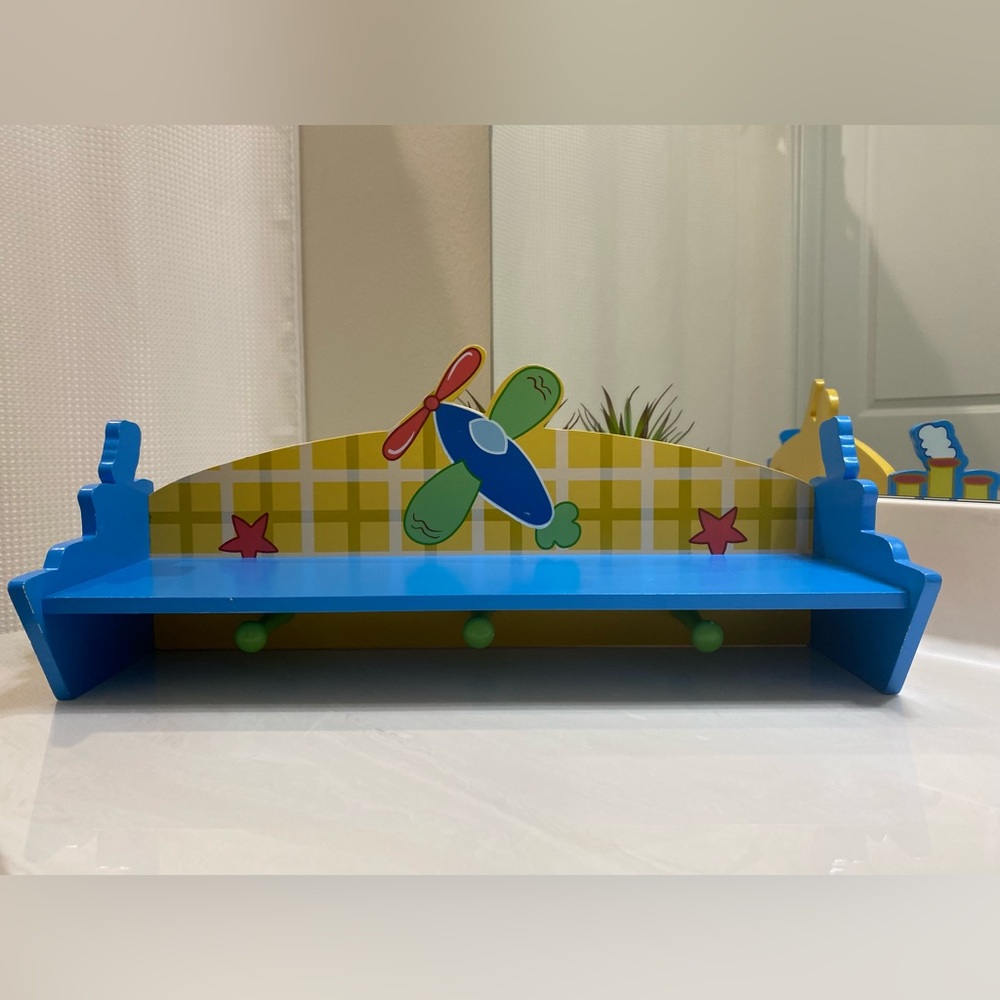 Kids’ Hat Shelf with Hooks